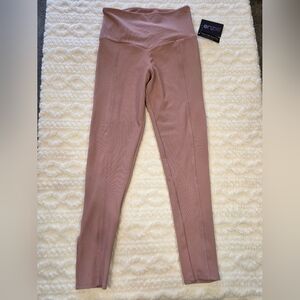 Onzie Ribbed High Rise Midi Leggings • Dusty Mauve • Size S/M • NWT